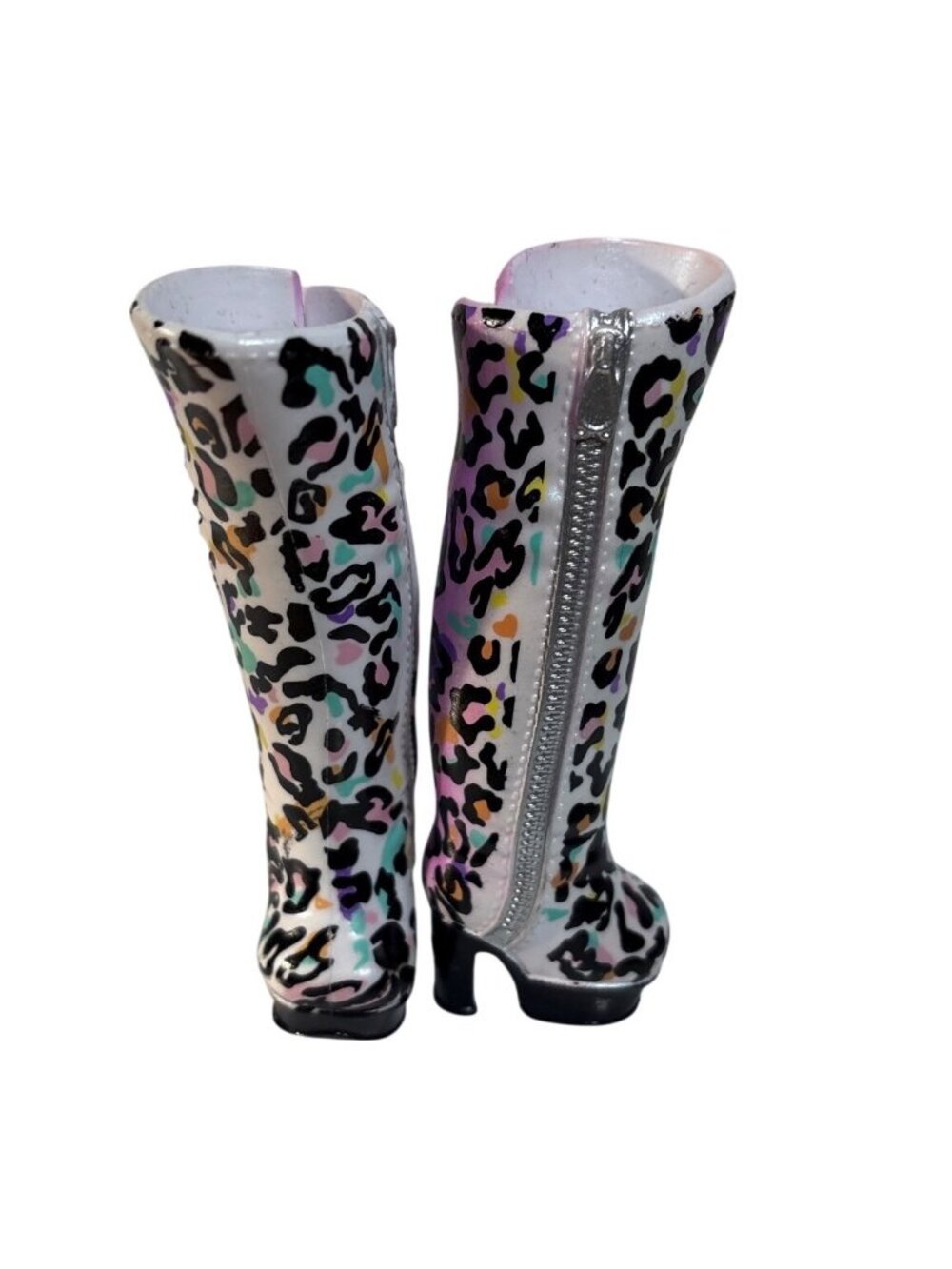 Na Na Na Surprise Piper Prim Doll Boots Rainbow Leopard Boots